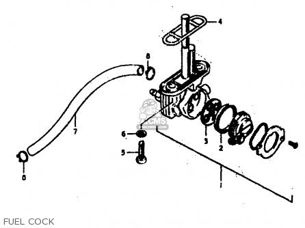 FUEL COCK - GS400E 1978 (C) (E01 E02 E04 E17 E18 E21 E22 E24 E25 E30 E34 E39