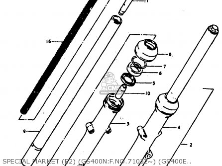 SPECIAL MARKET (E2) (GS400N:F.NO.71032~) (GS400EN:F.NO.50451 - GS400E 1978 (C) (E01 E02 E04 E17 E18 E21 E22 E24 E25 E30 E34 E39