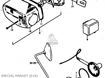 SPECIAL MARKET (E18) - GS400E 1978 (C) (E01 E02 E04 E17 E18 E21 E22 E24 E25 E30 E34 E39