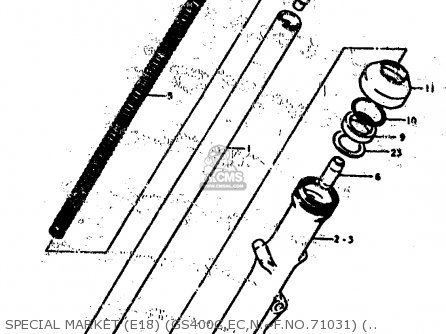 SPECIAL MARKET (E18) (GS400C,EC,N:~F.NO.71031) (GS400EN:F.NO - GS400E 1978 (C) (E01 E02 E04 E17 E18 E21 E22 E24 E25 E30 E34 E39