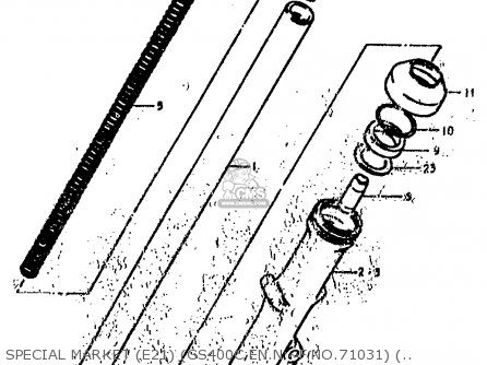 SPECIAL MARKET (E21) (GS400C.EN.N:~F.NO.71031) (GS400EN: - GS400E 1978 (C) (E01 E02 E04 E17 E18 E21 E22 E24 E25 E30 E34 E39
