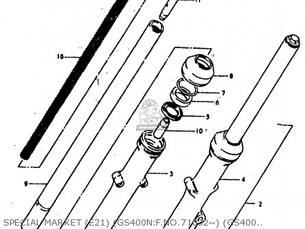 SPECIAL MARKET (E21) (GS400N:F.NO.71032~) (GS400EN:F.NO.5045 - GS400E 1978 (C) (E01 E02 E04 E17 E18 E21 E22 E24 E25 E30 E34 E39