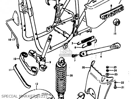 SPECIAL MARKET (E22) - GS400E 1978 (C) (E01 E02 E04 E17 E18 E21 E22 E24 E25 E30 E34 E39