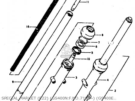 SPECIAL MARKET (E22) (GS400N:F.NO.7103~) (GS400EN:F.NO.50451 - GS400E 1978 (C) (E01 E02 E04 E17 E18 E21 E22 E24 E25 E30 E34 E39