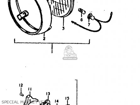 SPECIAL MARKET (E25) - GS400E 1978 (C) (E01 E02 E04 E17 E18 E21 E22 E24 E25 E30 E34 E39