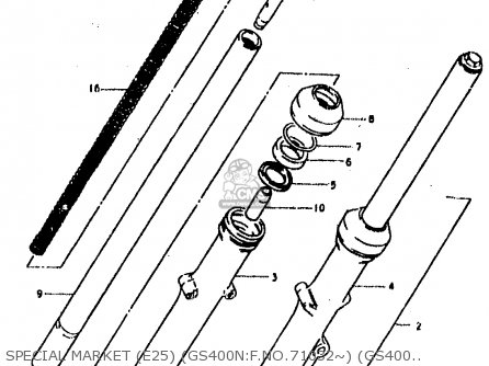 SPECIAL MARKET (E25) (GS400N:F.NO.71032~) (GS400EN:F.NO. - GS400E 1978 (C) (E01 E02 E04 E17 E18 E21 E22 E24 E25 E30 E34 E39