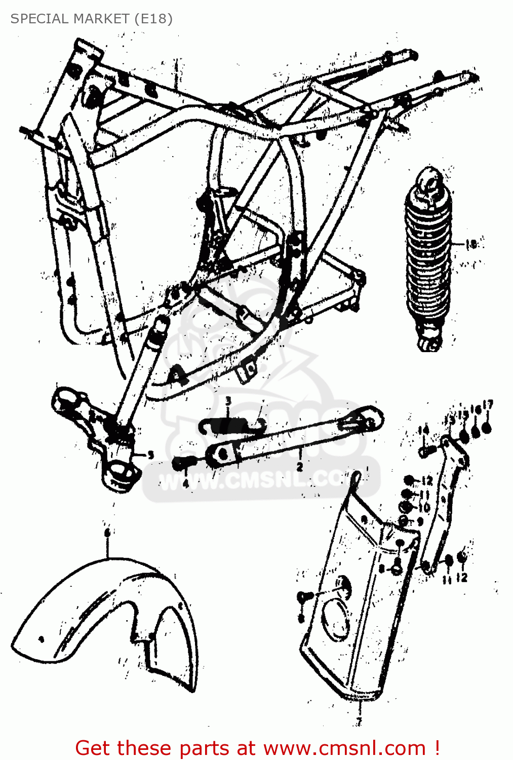 SPECIAL MARKET (E18) GS400E 1979 (N) (E01 E02 E04 E17 E18 E21 E22 E24 E25 E30 E34 E39