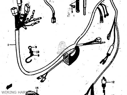 WIRING HARNESS - GS400E 1979 (N) (E01 E02 E04 E17 E18 E21 E22 E24 E25 E30 E34 E39