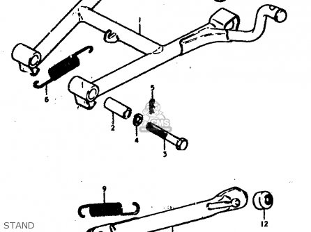 STAND - GS400E 1979 (N) (E01 E02 E04 E17 E18 E21 E22 E24 E25 E30 E34 E39