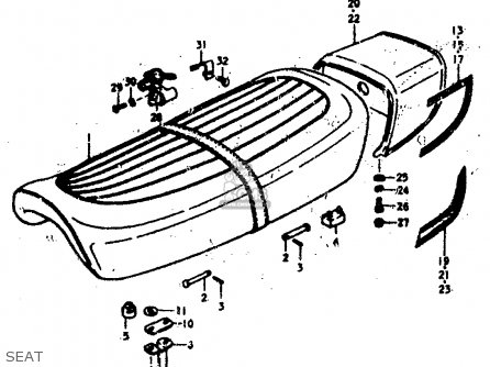 SEAT - GS400E 1979 (N) (E01 E02 E04 E17 E18 E21 E22 E24 E25 E30 E34 E39