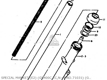 SPECIAL MARKET (E2) (GS400C,EC,N:~F.NO.71031) (GS400EN:~F.NO - GS400E 1979 (N) (E01 E02 E04 E17 E18 E21 E22 E24 E25 E30 E34 E39