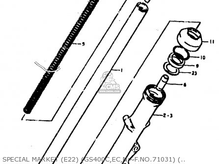 SPECIAL MARKET (E22) (GS400C,EC,N:~F.NO.71031) (GS400EN:~F.N - GS400E 1979 (N) (E01 E02 E04 E17 E18 E21 E22 E24 E25 E30 E34 E39