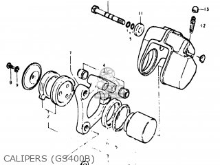 CALIPERS (GS400B) - GS400X 1977 (B) USA (E03)