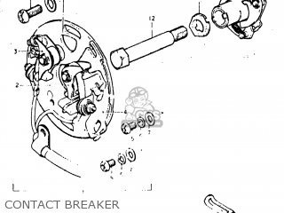 CONTACT BREAKER - GS400X 1977 (B) USA (E03)