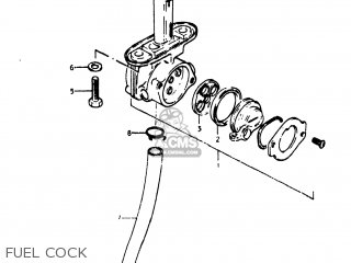 FUEL COCK - GS400X 1977 (B) USA (E03)