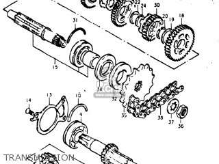 TRANSMISSION - GS400X 1977 (B) USA (E03)