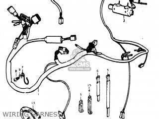 WIRING HARNESS - GS400X 1977 (B) USA (E03)