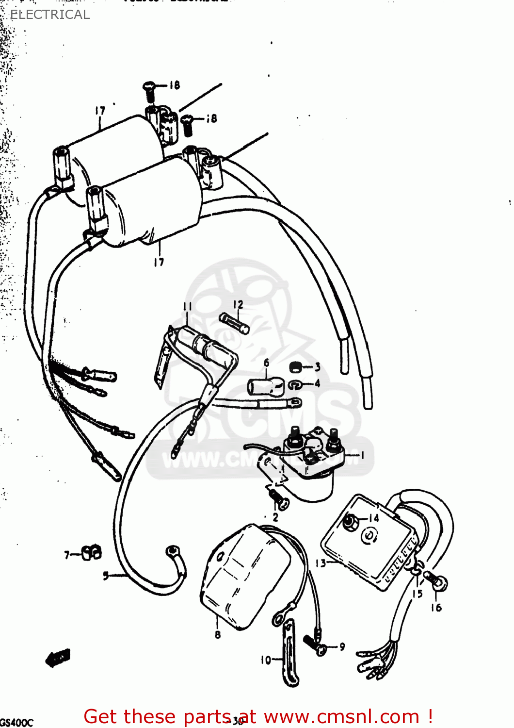 ELECTRICAL GS400X 1978 (C) USA (E03)