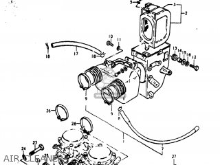 AIR CLEANER - GS400X 1978 (C) USA (E03)