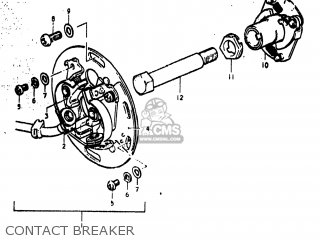 CONTACT BREAKER - GS400X 1978 (C) USA (E03)