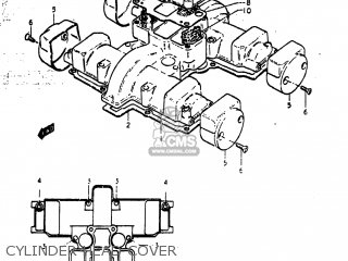 CYLINDER HEAD COVER - GS400X 1978 (C) USA (E03)