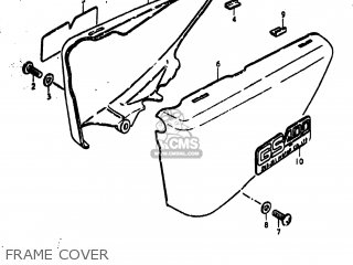 FRAME COVER - GS400X 1978 (C) USA (E03)