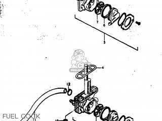 FUEL COCK - GS400X 1978 (C) USA (E03)
