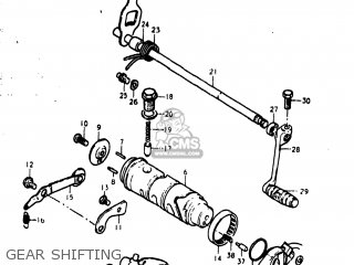 GEAR SHIFTING - GS400X 1978 (C) USA (E03)