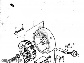 GENERATOR - GS400X 1978 (C) USA (E03)