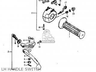 LH HANDLE SWITCH - GS400X 1978 (C) USA (E03)