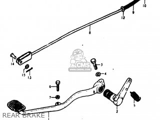REAR BRAKE - GS400X 1978 (C) USA (E03)