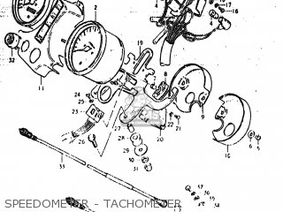 SPEEDOMETER - TACHOMETER - GS400X 1978 (C) USA (E03)