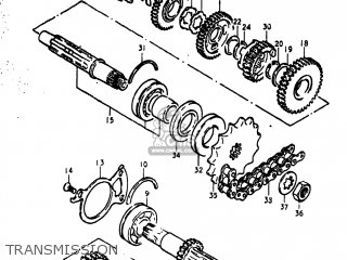TRANSMISSION - GS400X 1978 (C) USA (E03)