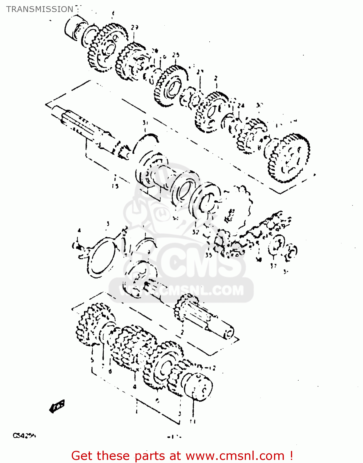 TRANSMISSION GS425 1979 (N) GENERAL EXPORT (E01)