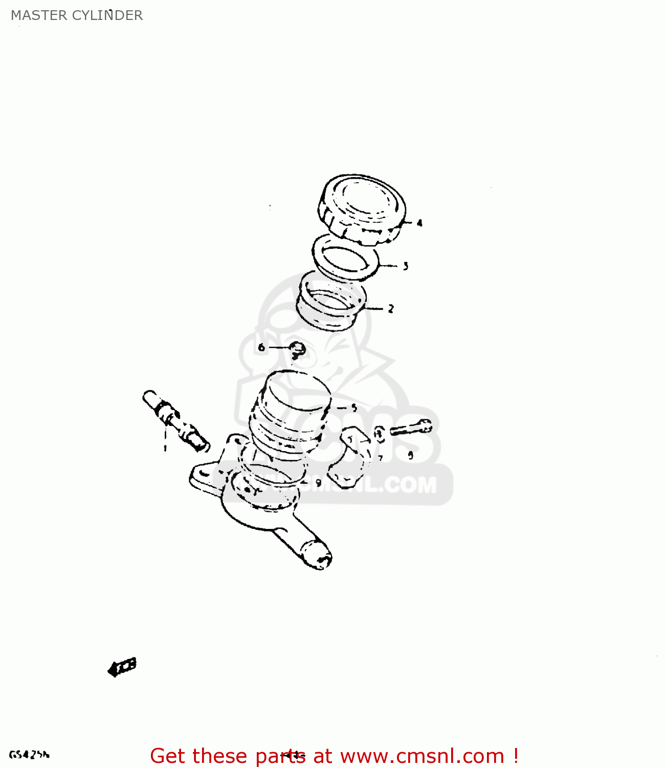MASTER CYLINDER GS425 1979 (N) GENERAL EXPORT (E01)