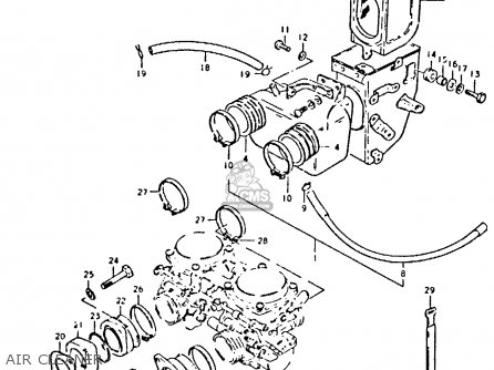 AIR CLEANER - GS425 1979 (N) GENERAL EXPORT (E01)