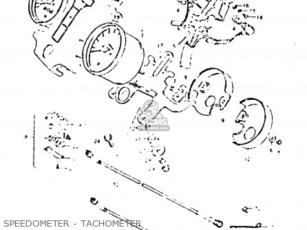 SPEEDOMETER - TACHOMETER - GS425 1979 (N) GENERAL EXPORT (E01)