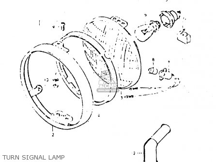 TURN SIGNAL LAMP - GS425 1979 (N) GENERAL EXPORT (E01)