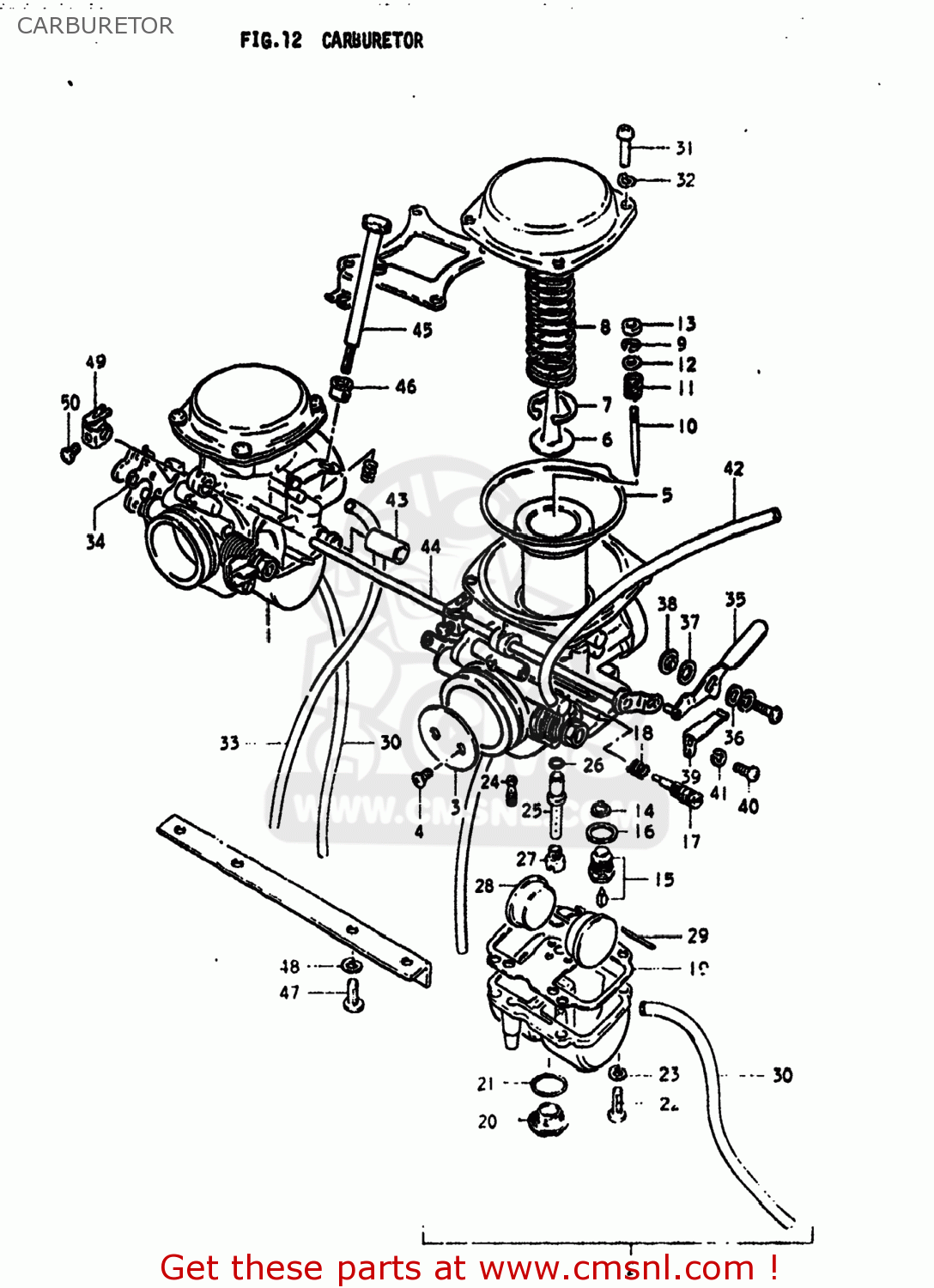 CARBURETOR GS425 1979 (N) USA (E03)