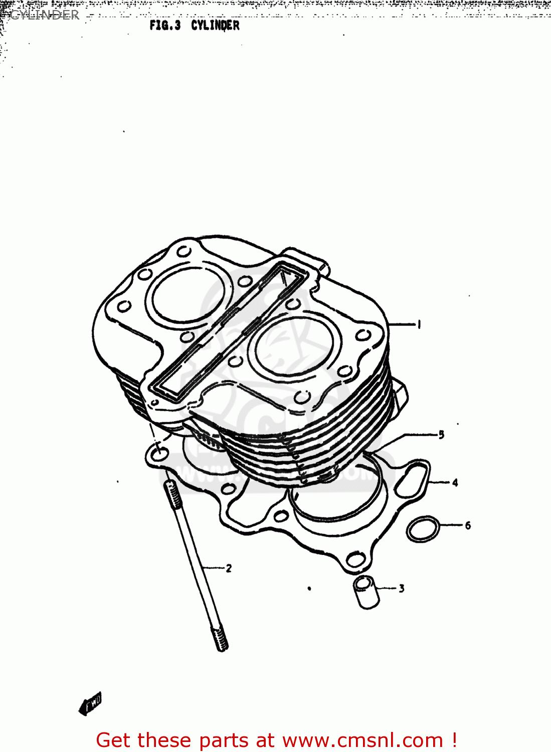 CYLINDER GS425 1979 (N) USA (E03)