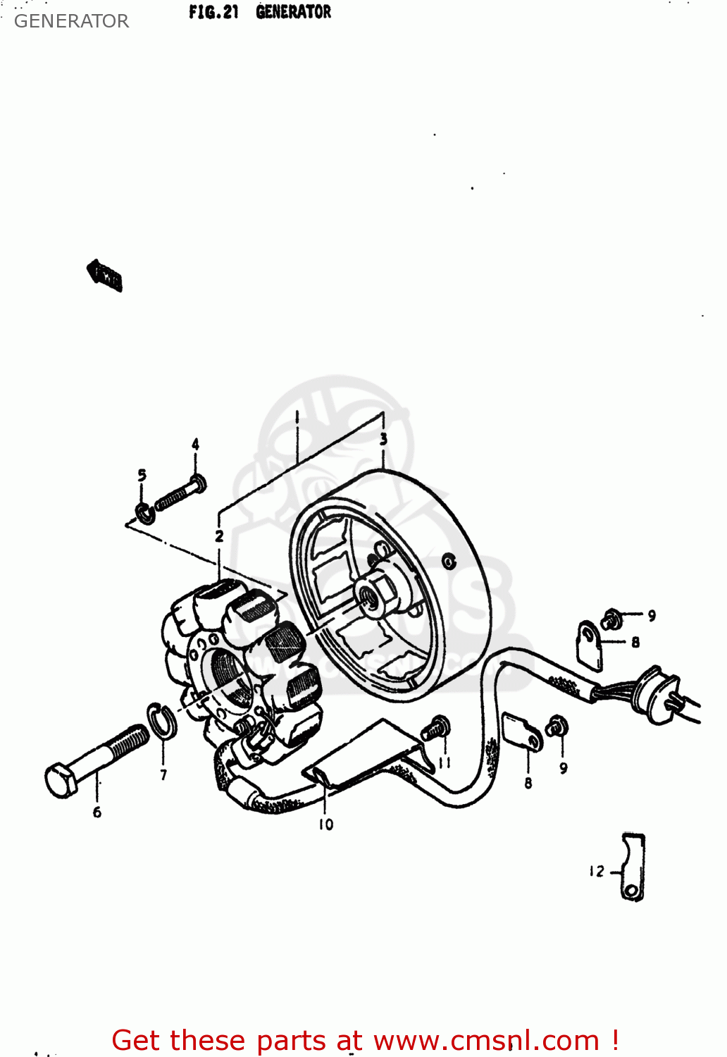 GENERATOR GS425 1979 (N) USA (E03)