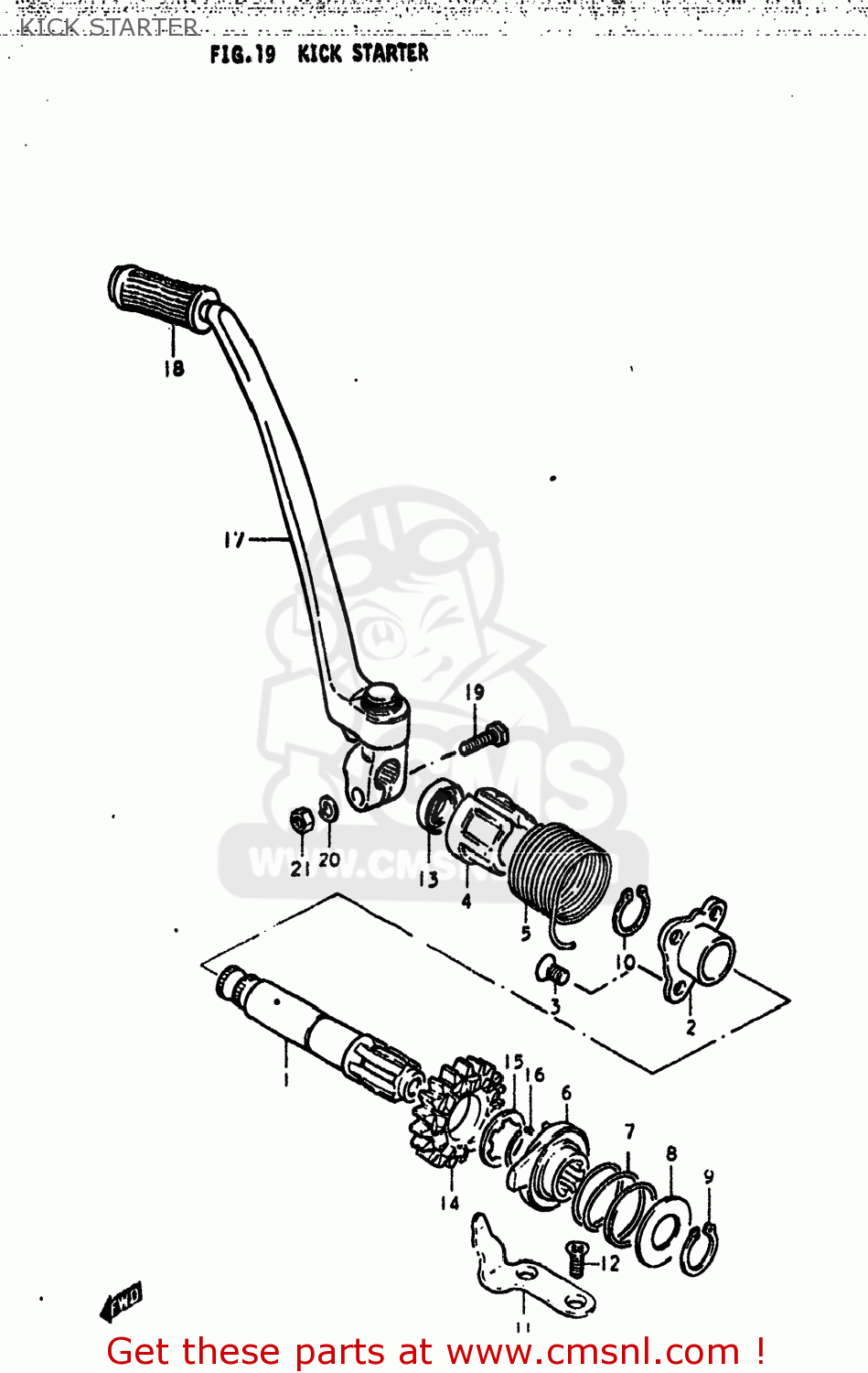 KICK STARTER GS425 1979 (N) USA (E03)
