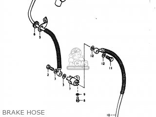 BRAKE HOSE - GS425 1979 (N) USA (E03)