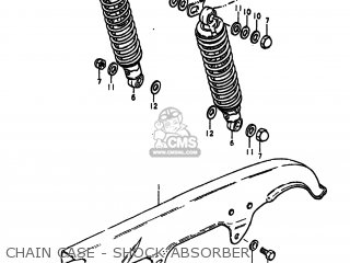 CHAIN CASE - SHOCK ABSORBER - GS425 1979 (N) USA (E03)