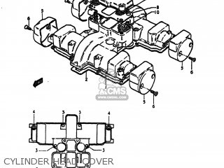 CYLINDER HEAD COVER - GS425 1979 (N) USA (E03)