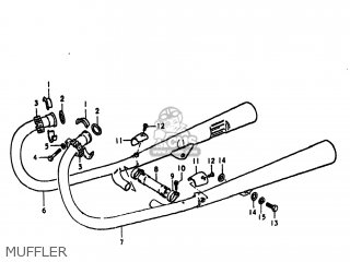 MUFFLER - GS425 1979 (N) USA (E03)