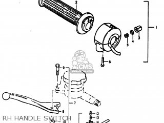 RH HANDLE SWITCH - GS425 1979 (N) USA (E03)