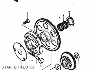 STARTER CLUTCH - GS425 1979 (N) USA (E03)