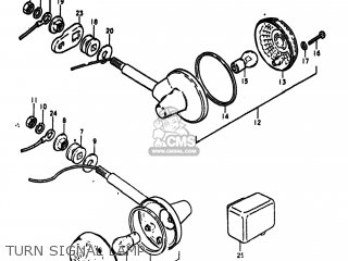 TURN SIGNAL LAMP - GS425 1979 (N) USA (E03)