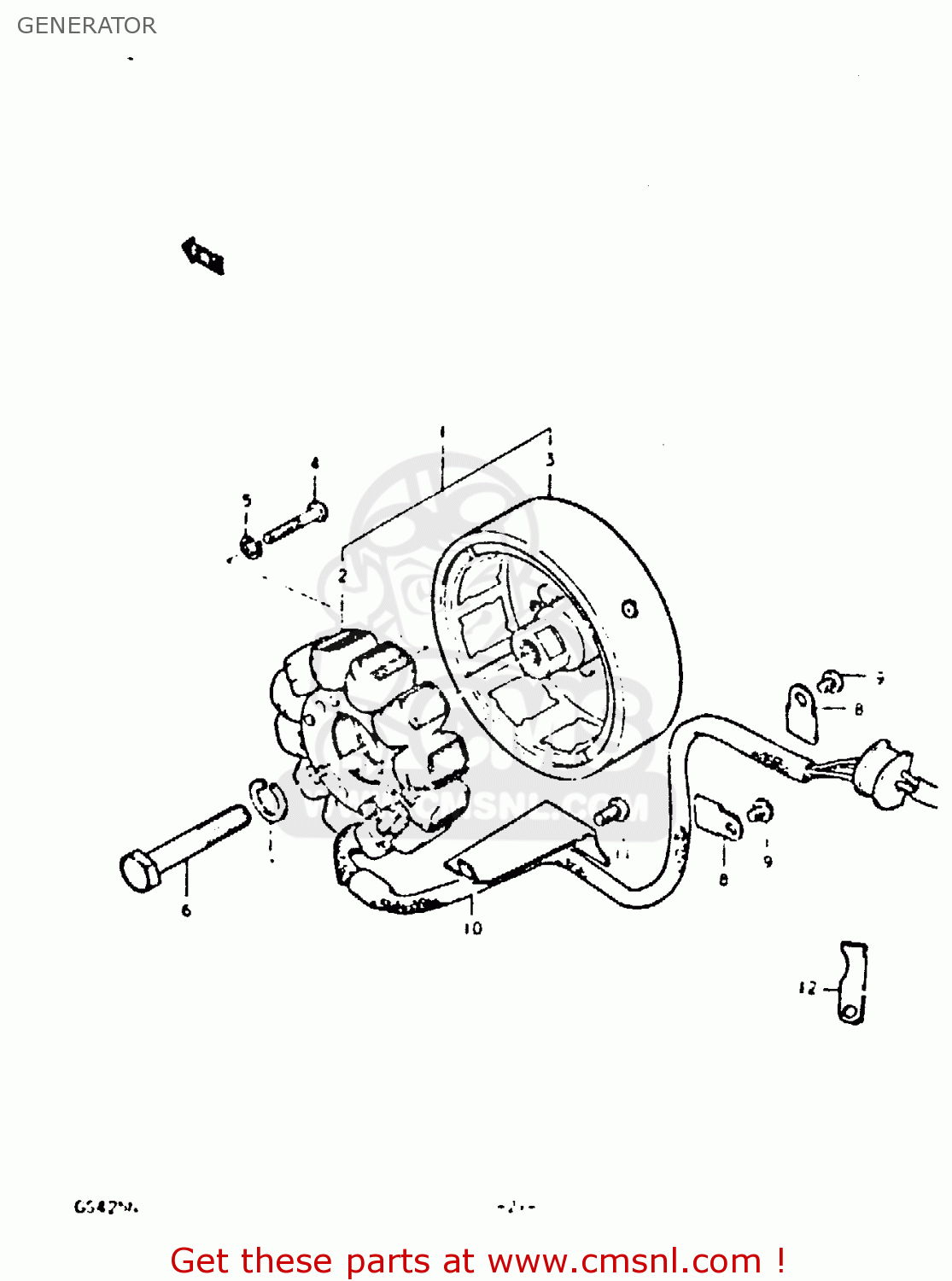 GENERATOR GS425E 1979 (N) GENERAL EXPORT (E01)